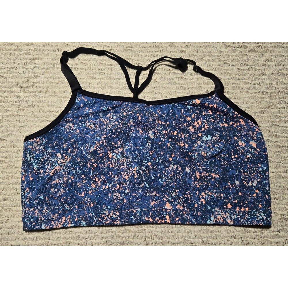 Livi Lane Bryant triple Strappy Back Sports Bra Wicking Low Impact Plus 26/28